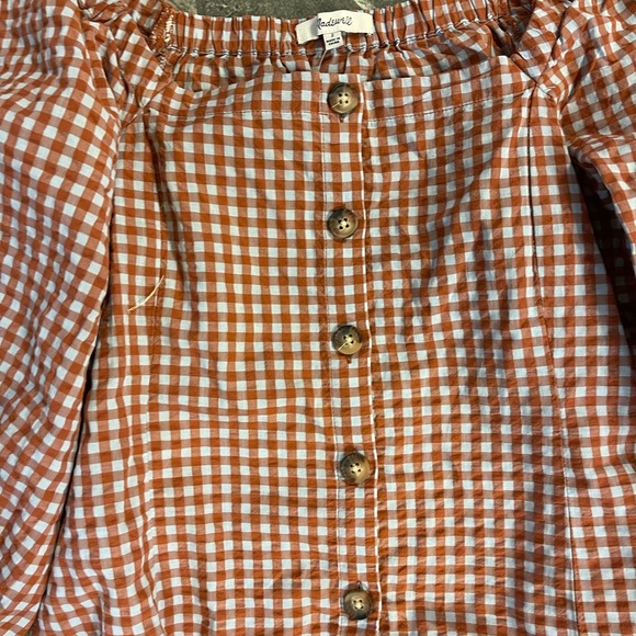 Madewell Gingham blouse - Picture 4 of 7
